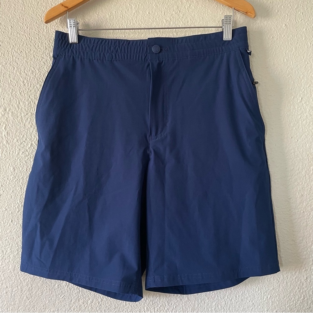 Lands’ End Active Shorts Men’s M Navy 8.5” Inseam Utility Hiking Outdoors